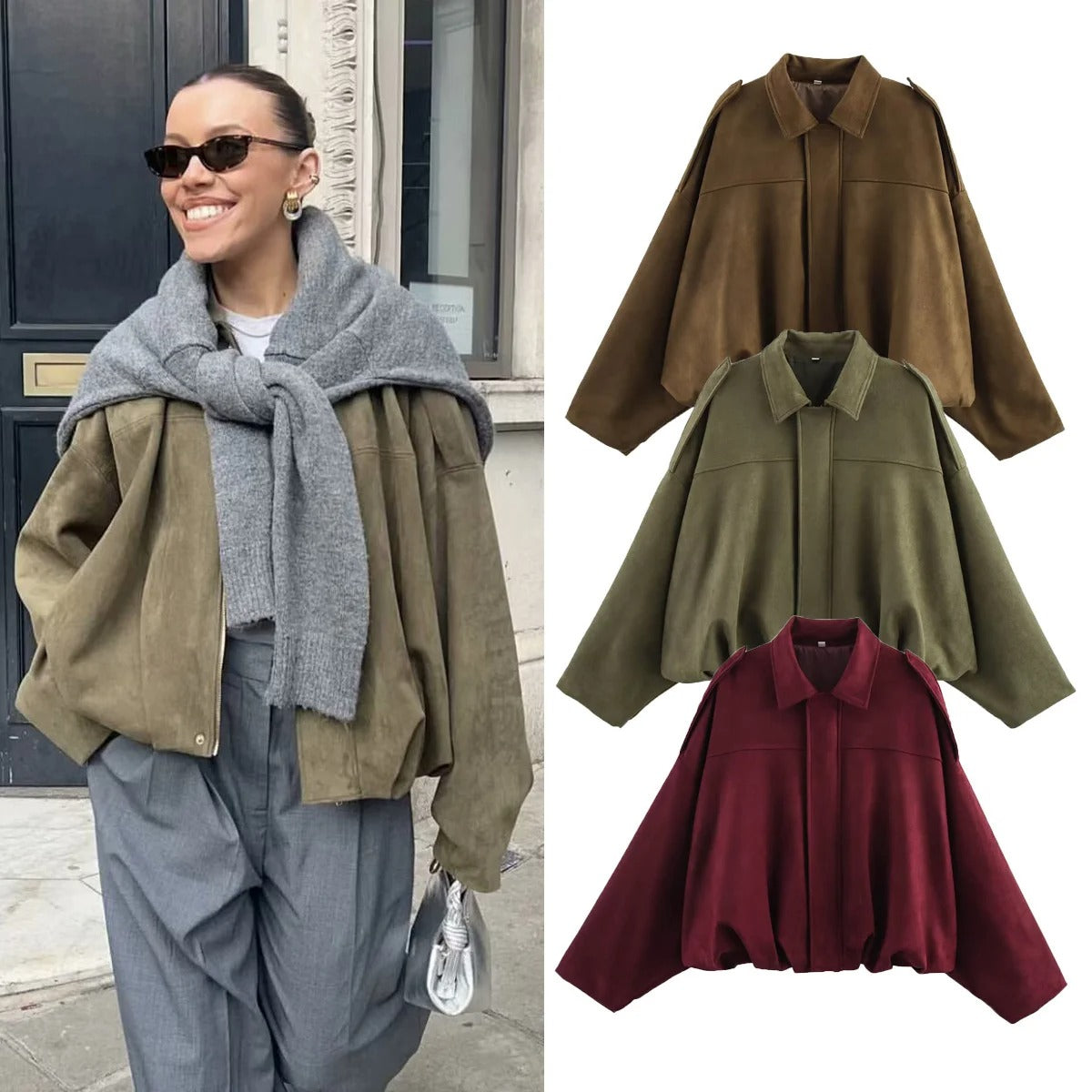 Women's Army Bomber Jacket