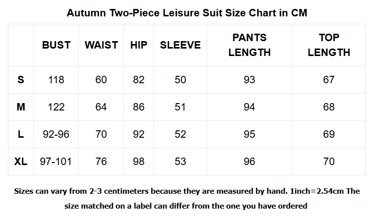 Autumn Two-Piece Leisure Suit