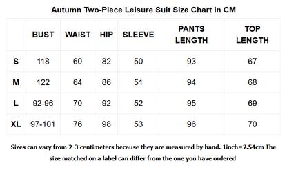 Autumn Two-Piece Leisure Suit