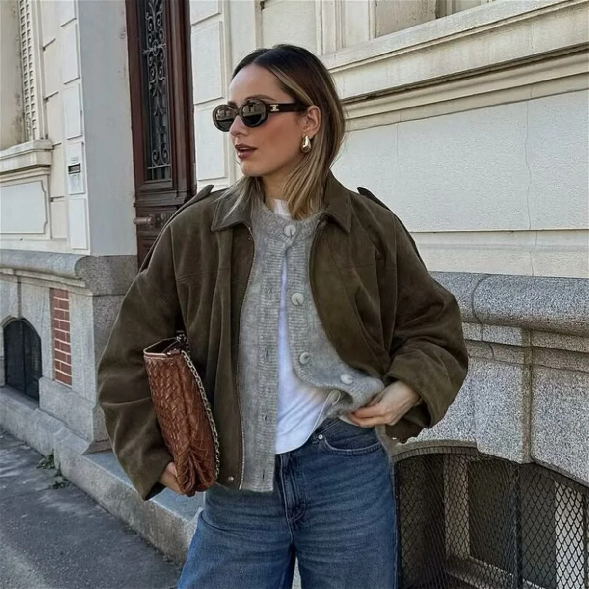Women's Army Bomber Jacket